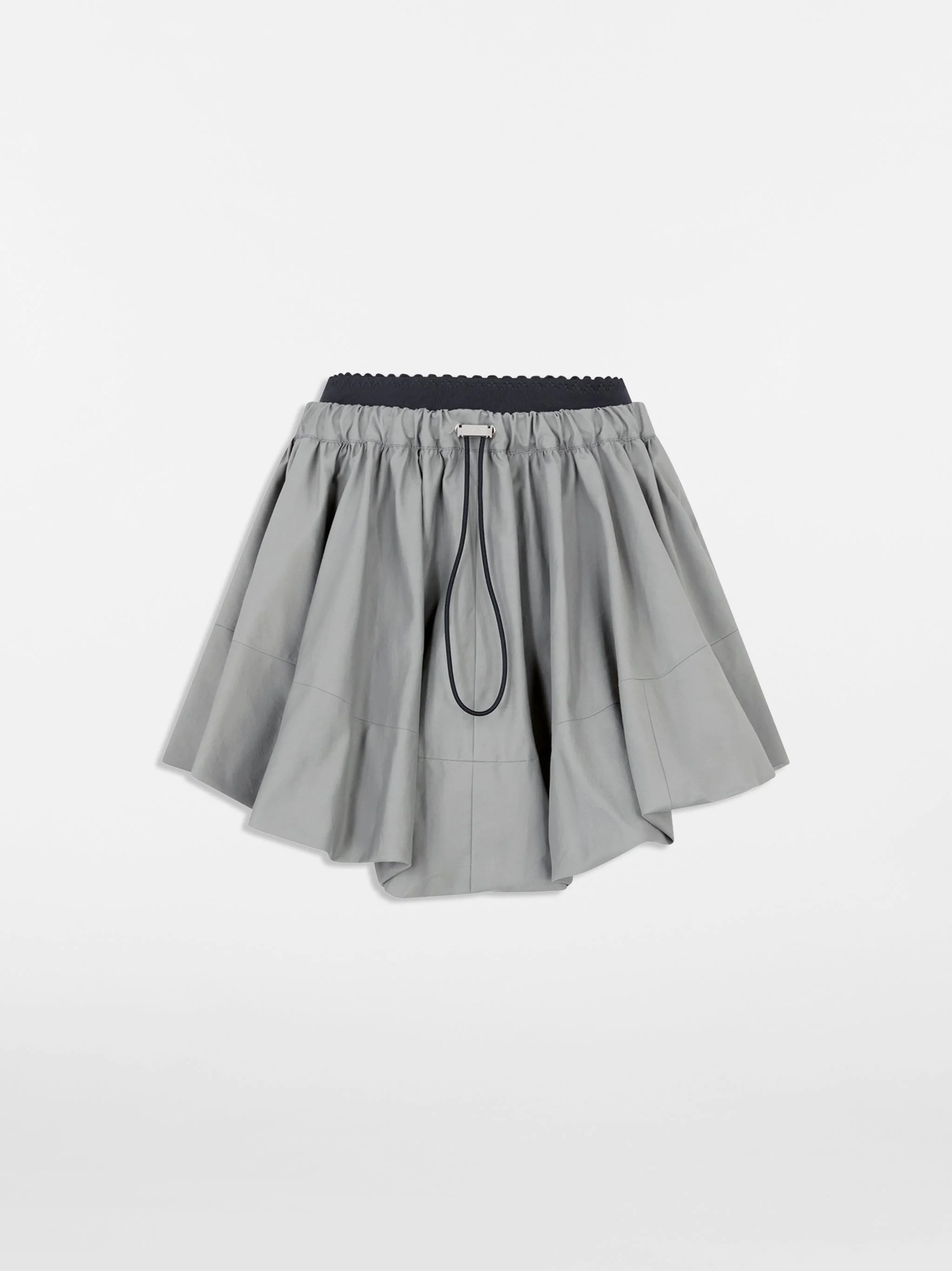 TAUPE GREY MINI SKIRT - 1