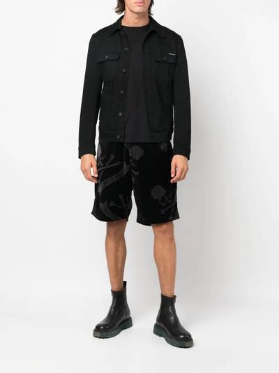 MASTERMIND WORLD logo-print track shorts outlook