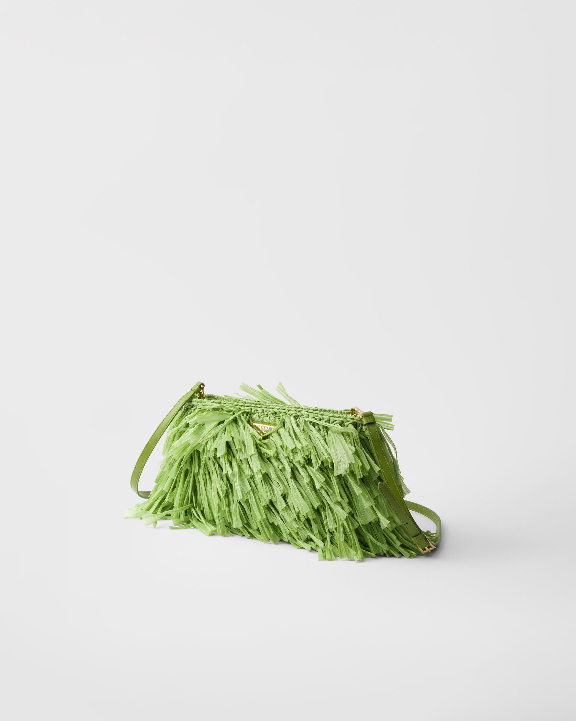 Medium fringed crochet clutch - 3