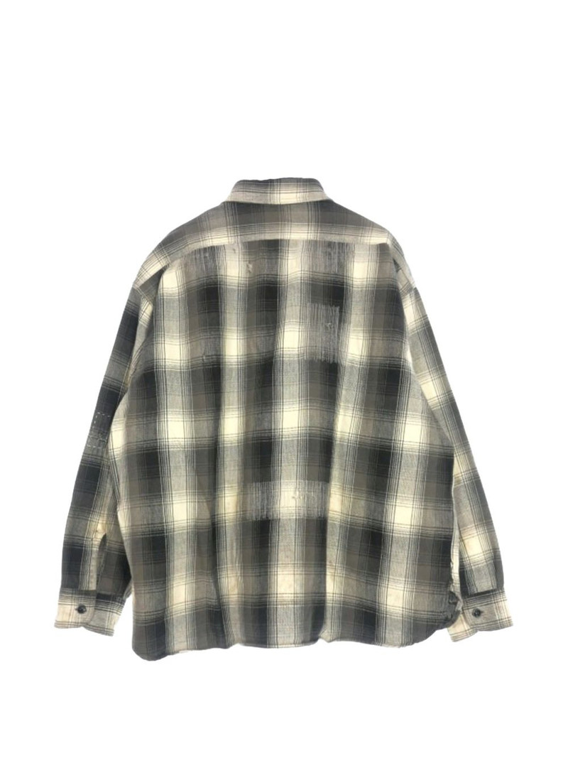 SAINT M×××××× check-print flannel shirt outlook