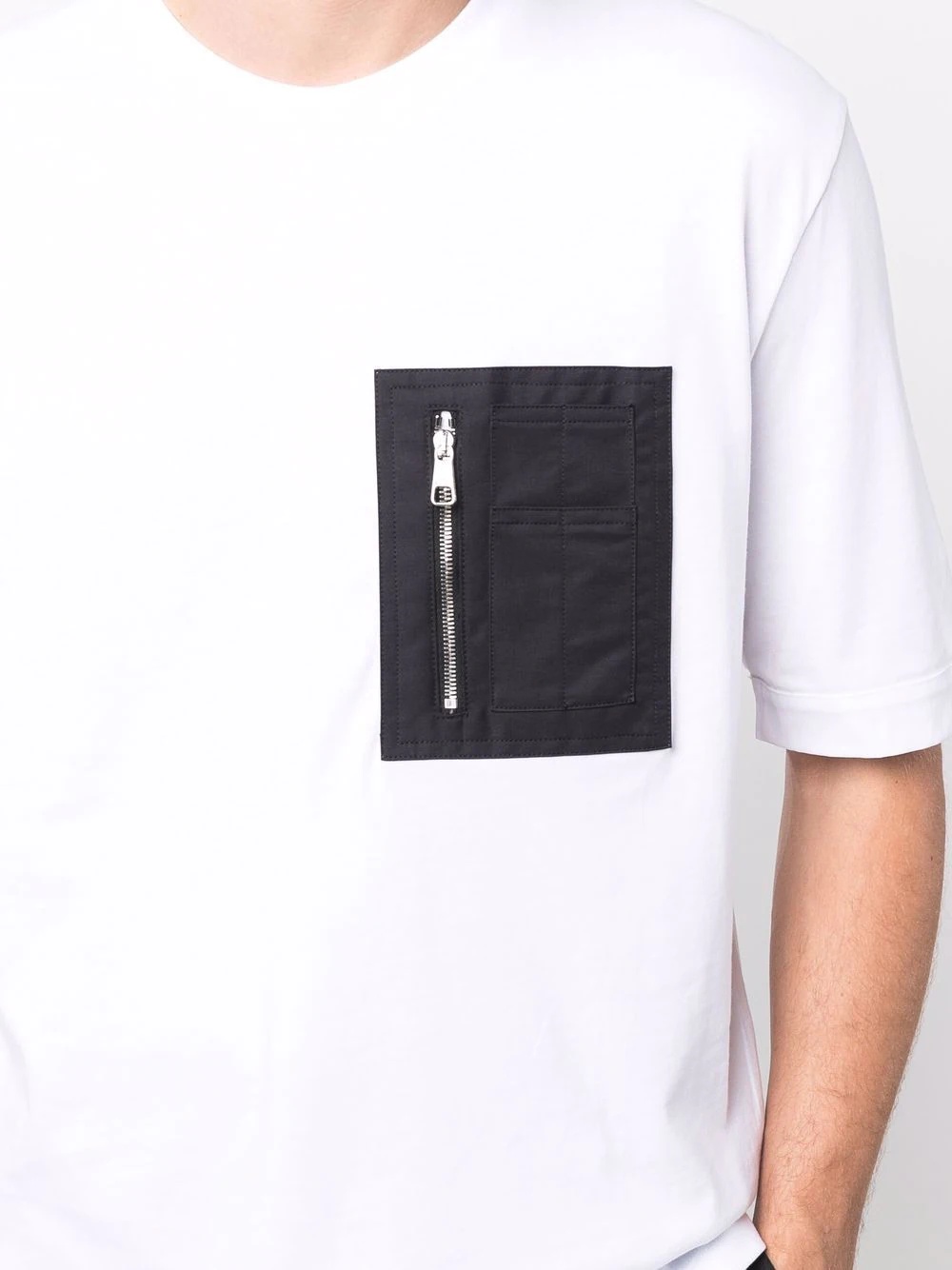 zip pocket T-shirt - 5