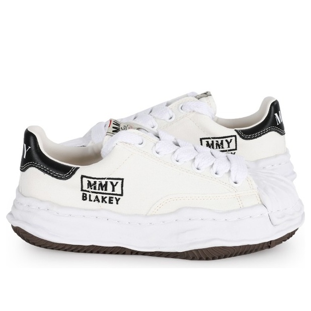 Maison MIHARA YASUHIRO Blakey OG Sole Embossed Leather Low 'White' A11FW717-WHITE - 2
