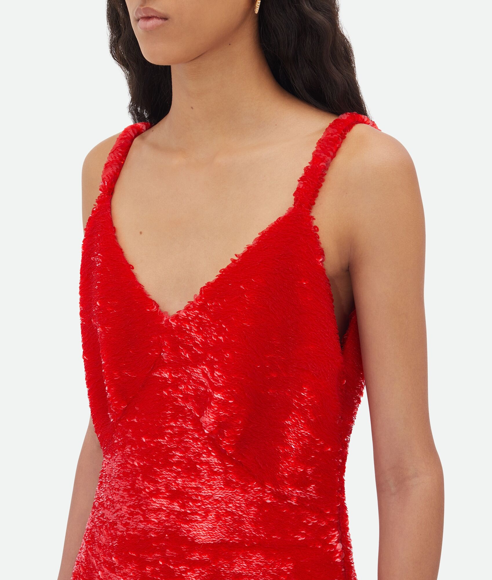 Sequin Embroidered Midi Dress - 4