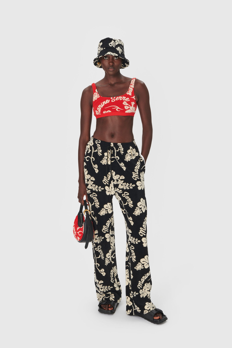 Marine Serre Jacquard Towels Brassiere outlook