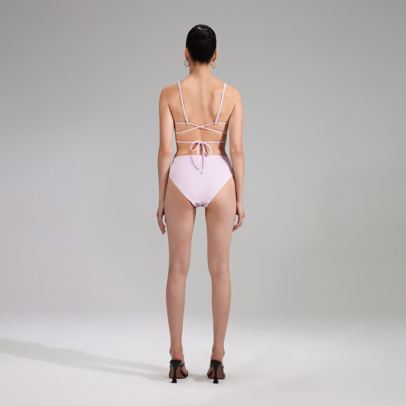 self-portrait Lilac High Waisted Bikini Brief outlook