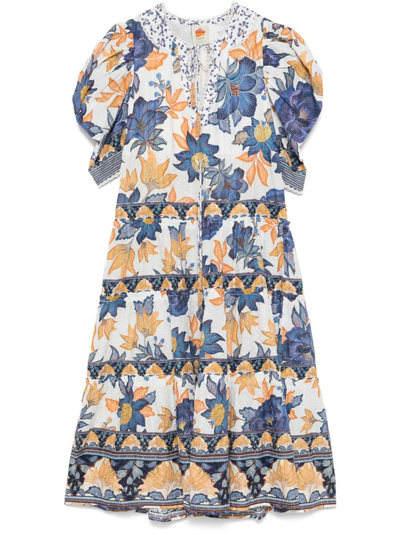 Summer Flowers-print maxi dress 1
