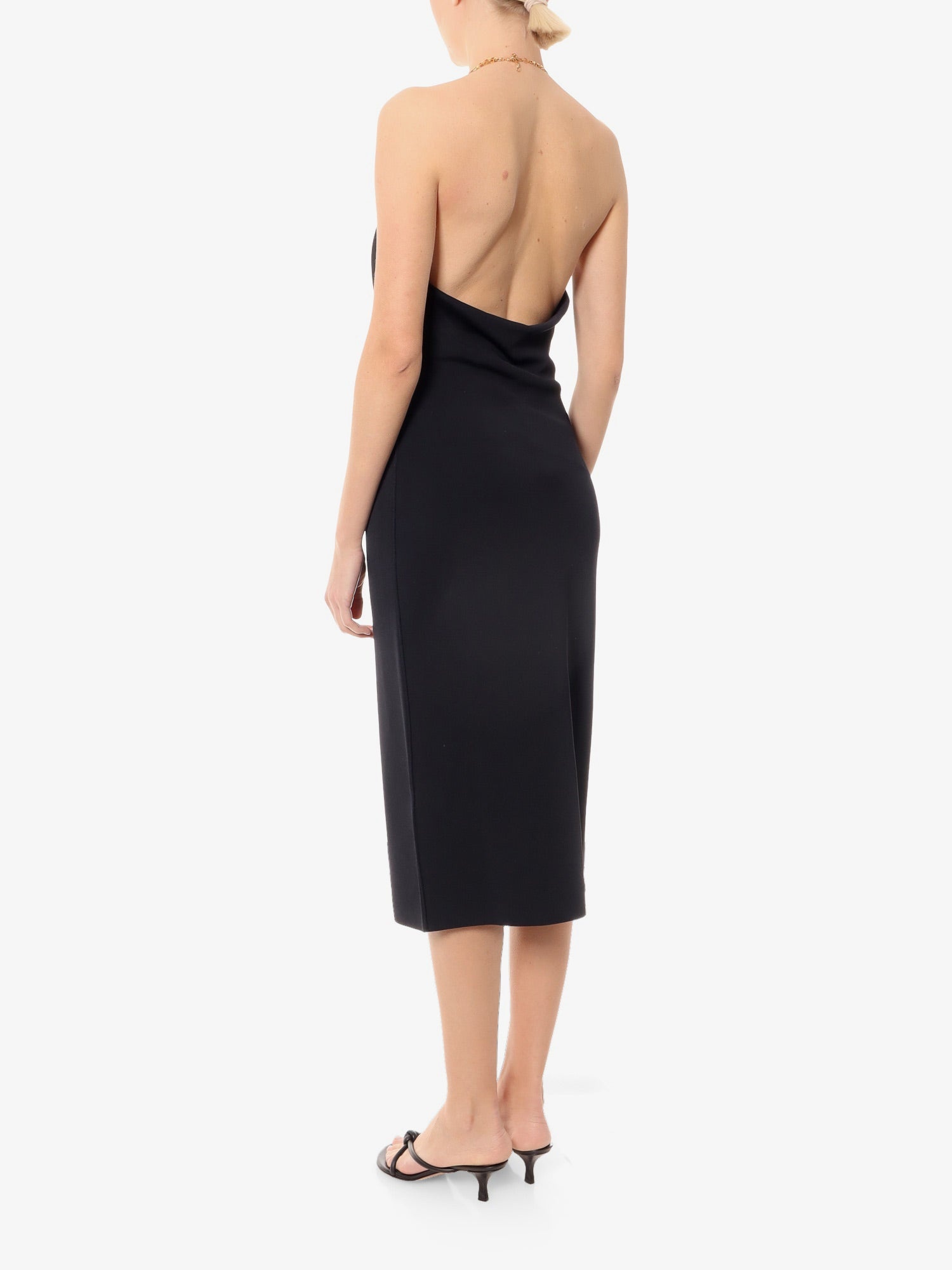 Bottega Veneta Viscose Midi  Dress With Chain Detail - 4