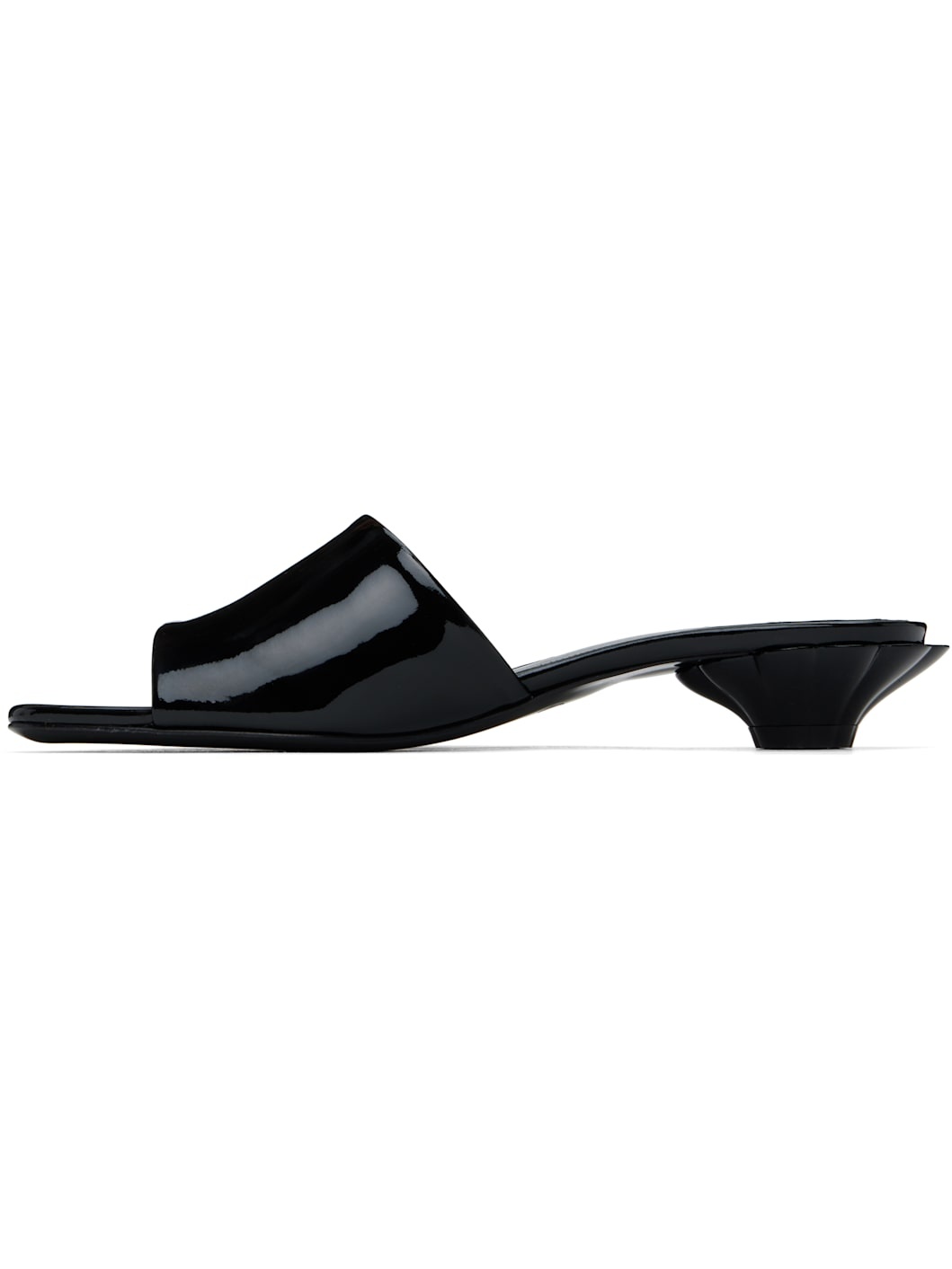 Black Flower Sandals - 3