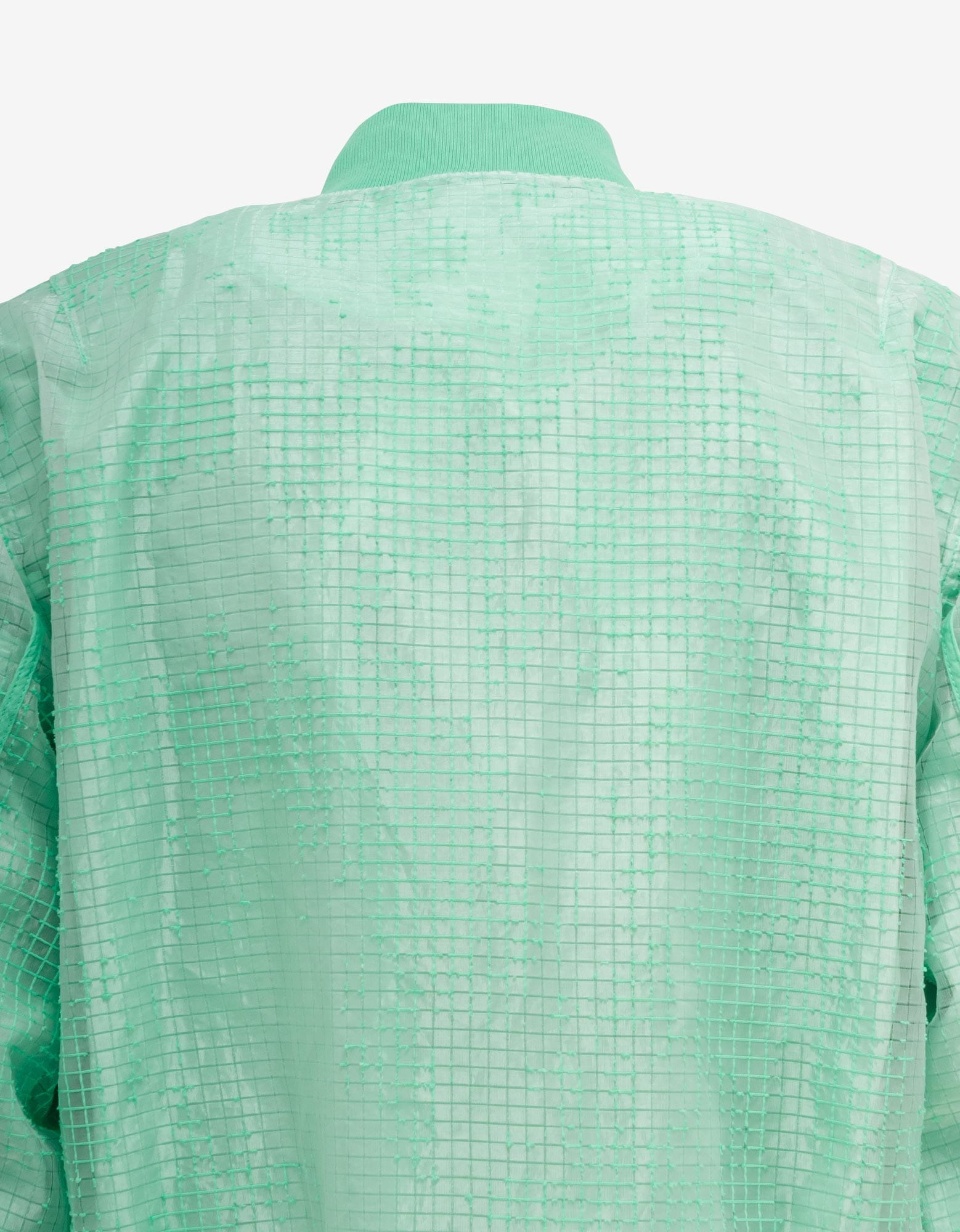 Stone Island Shadow Project Green Bomber Jacket Distorted Ripstop Organza-TC - 4