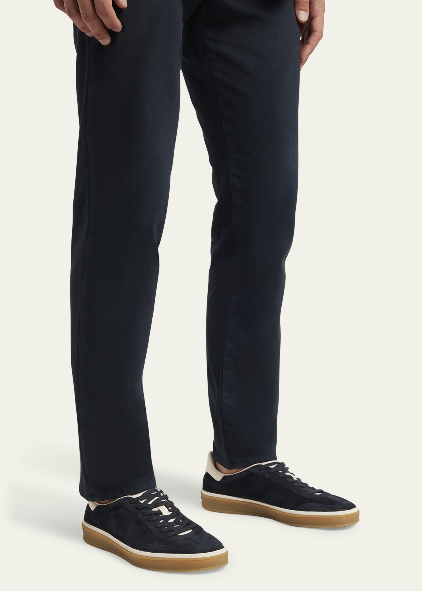 Men's Tennis Walk Suede Low-Top Sneakers - 2