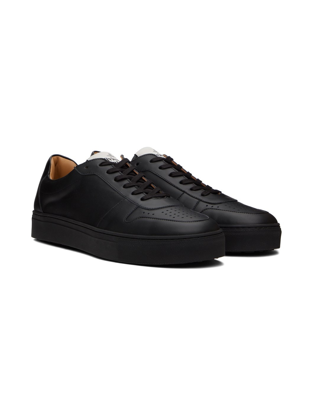 Black Classic Punch Trainer Low Top Sneakers - 4