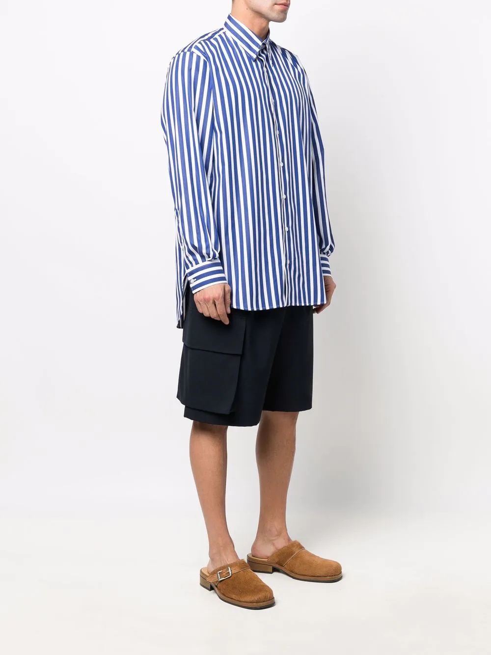 striped long-sleeve shirt - 3