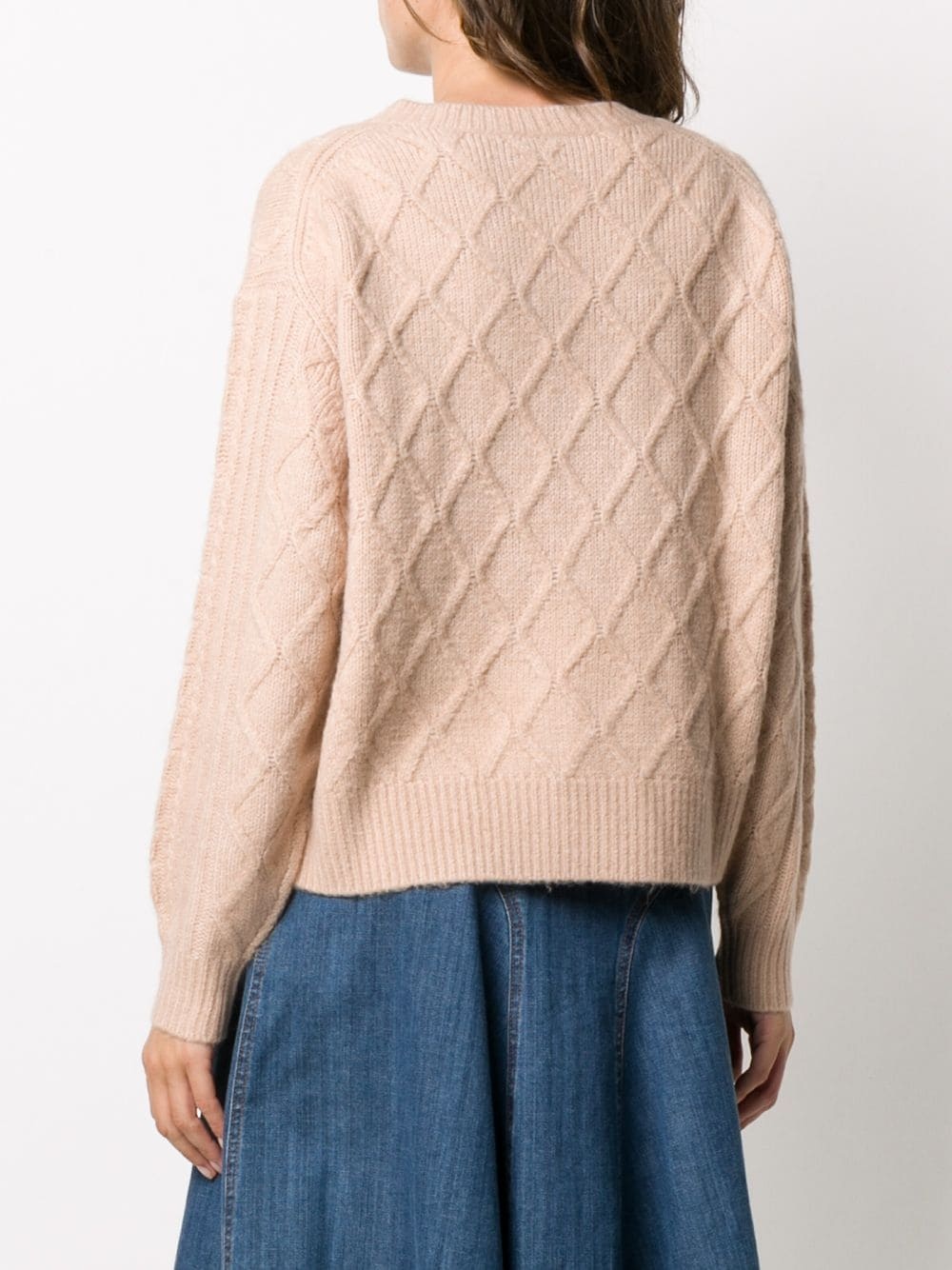 cable-knit jumper - 4