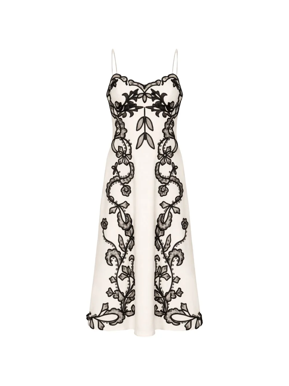 Miray Cami embroidered midi dress - 1