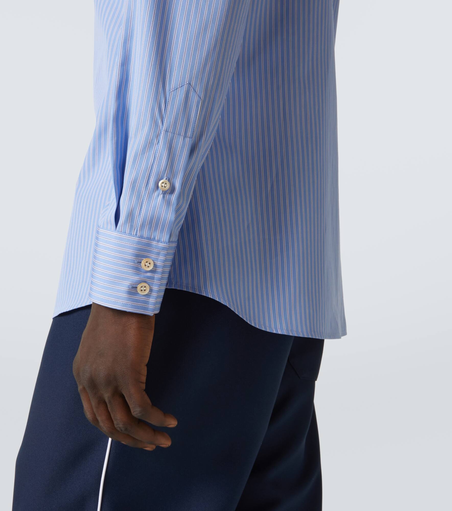 Striped cotton shirt - 6