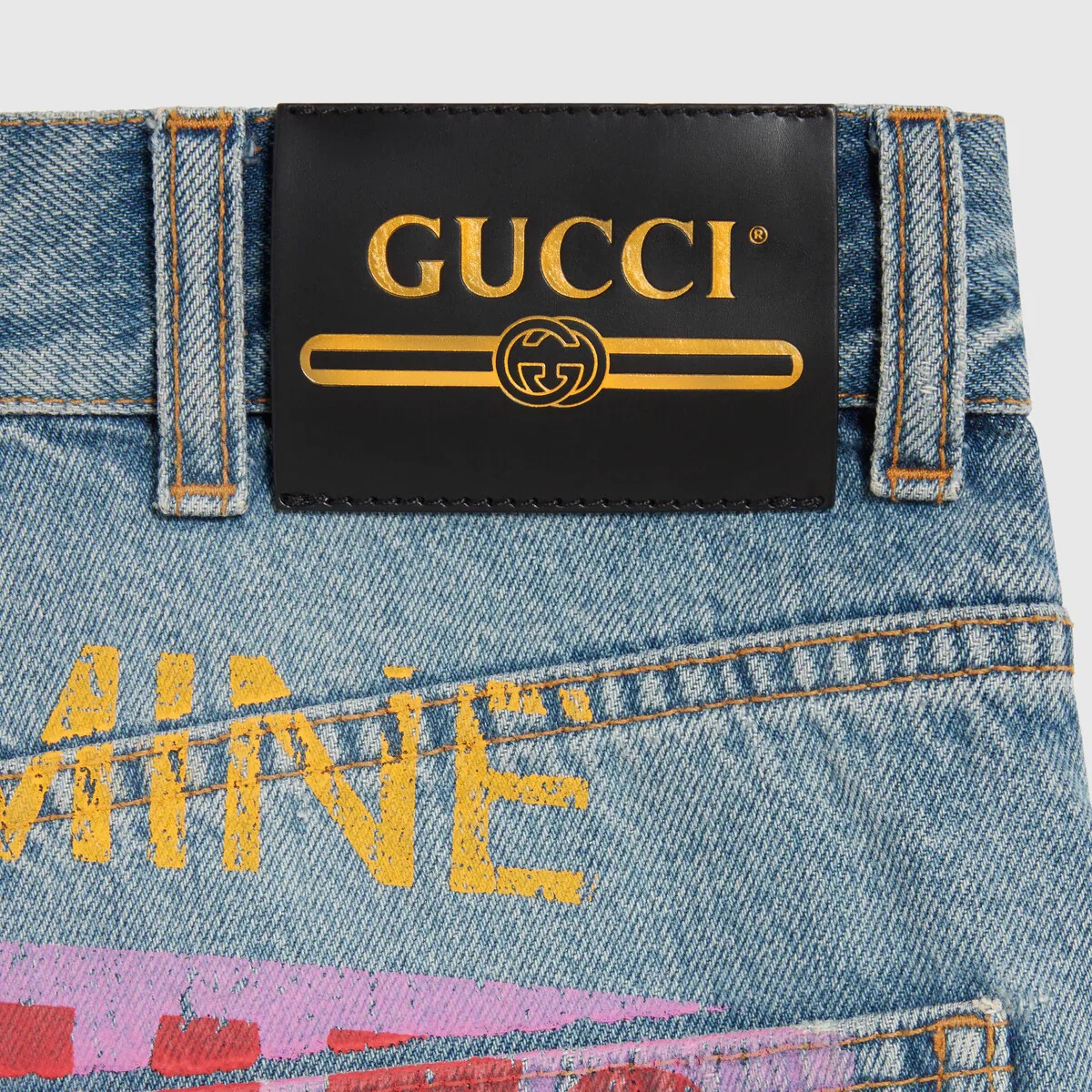 Gucci 100 denim shorts - 9