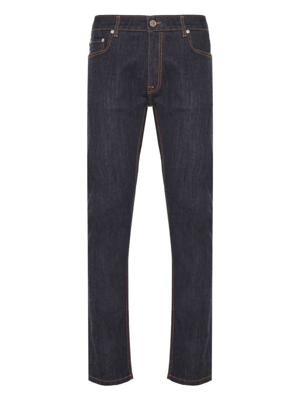 logo-patch jeans - 1