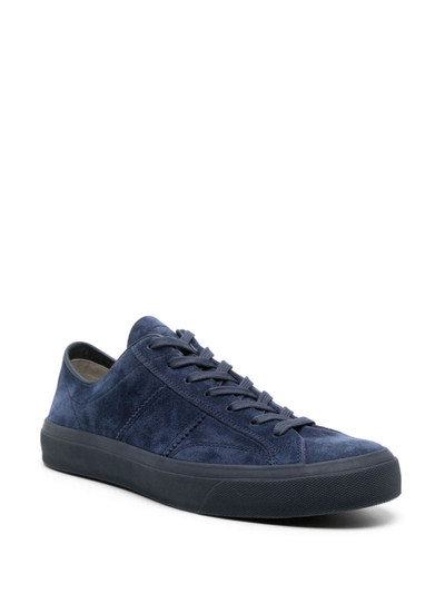 TOM FORD Cambridge lace-up suede sneakers outlook