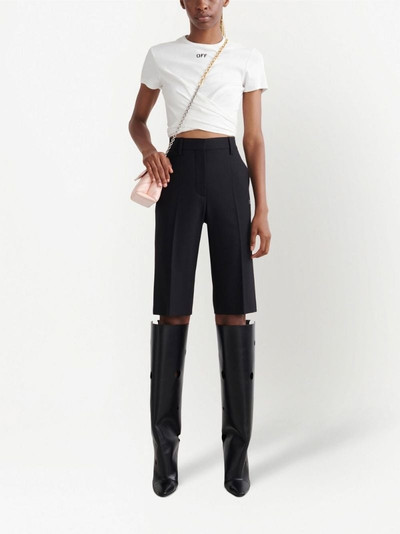 Off-White high-waisted tailored shorts outlook