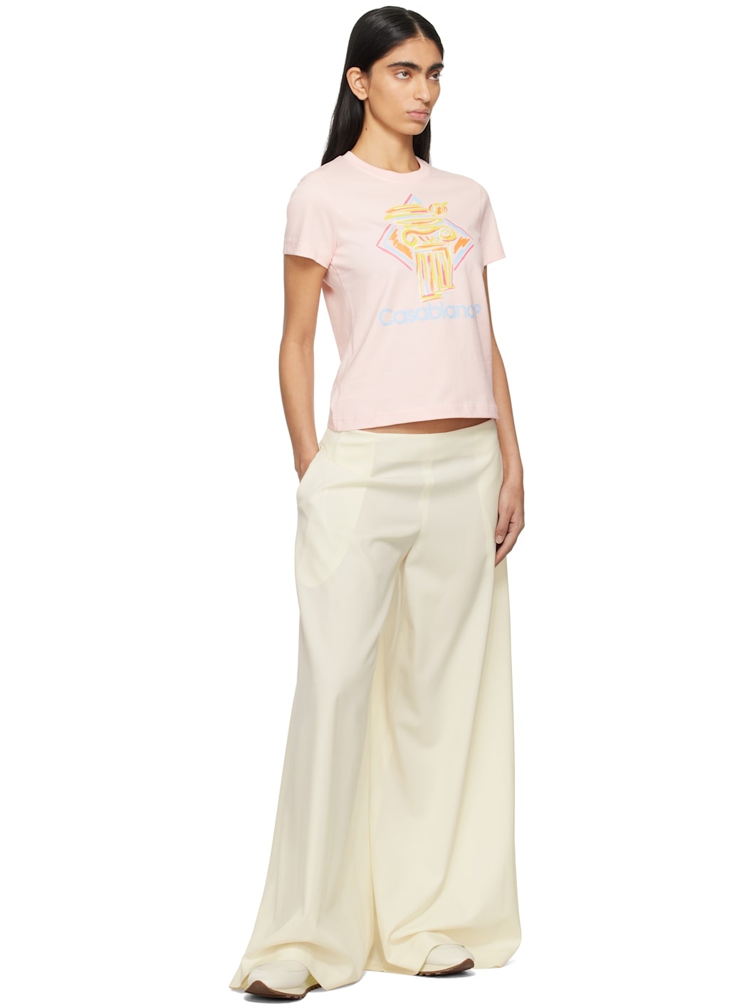 Pink Diamond Column T-shirt - 4