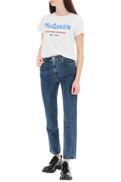 Alexander McQueen BOYFRIEND SLIM MEDIUM WASH JEANS outlook