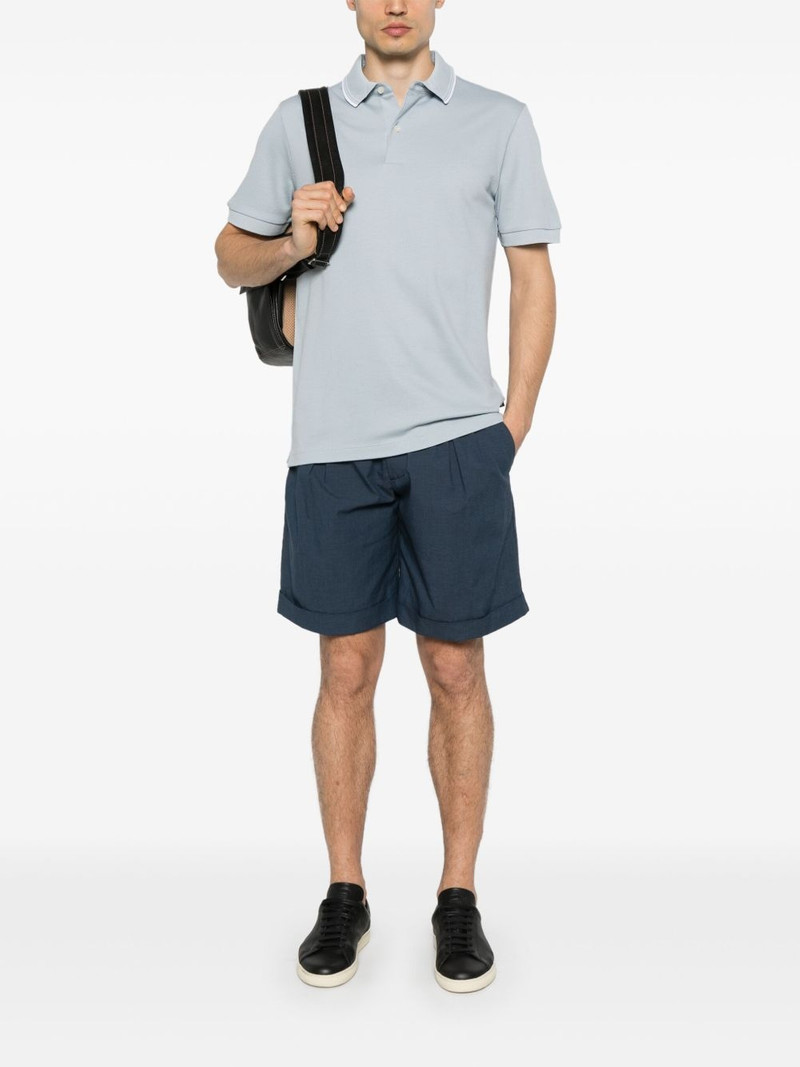 BOSS textured polo shirt outlook