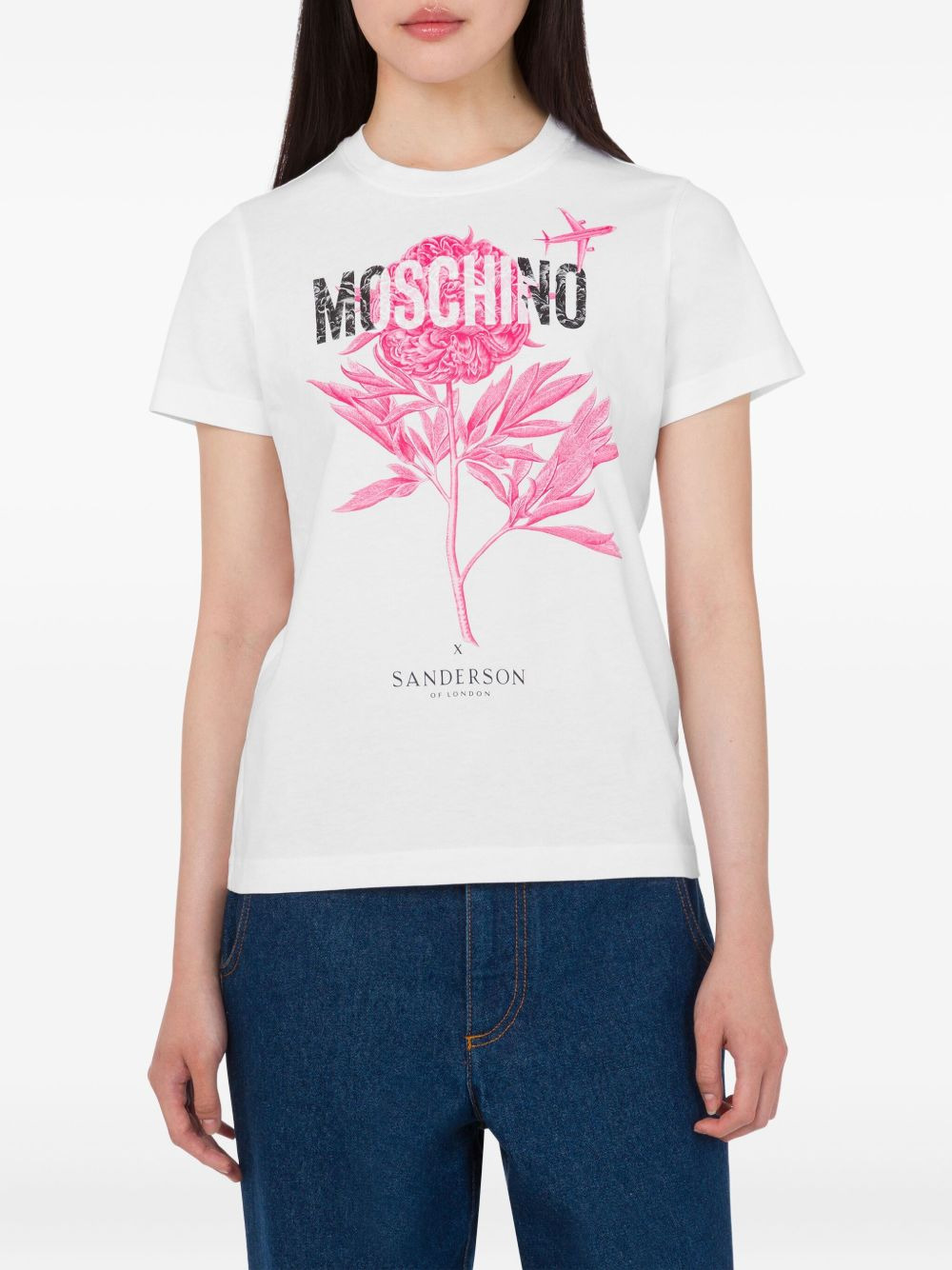 flower-print T-shirt - 3