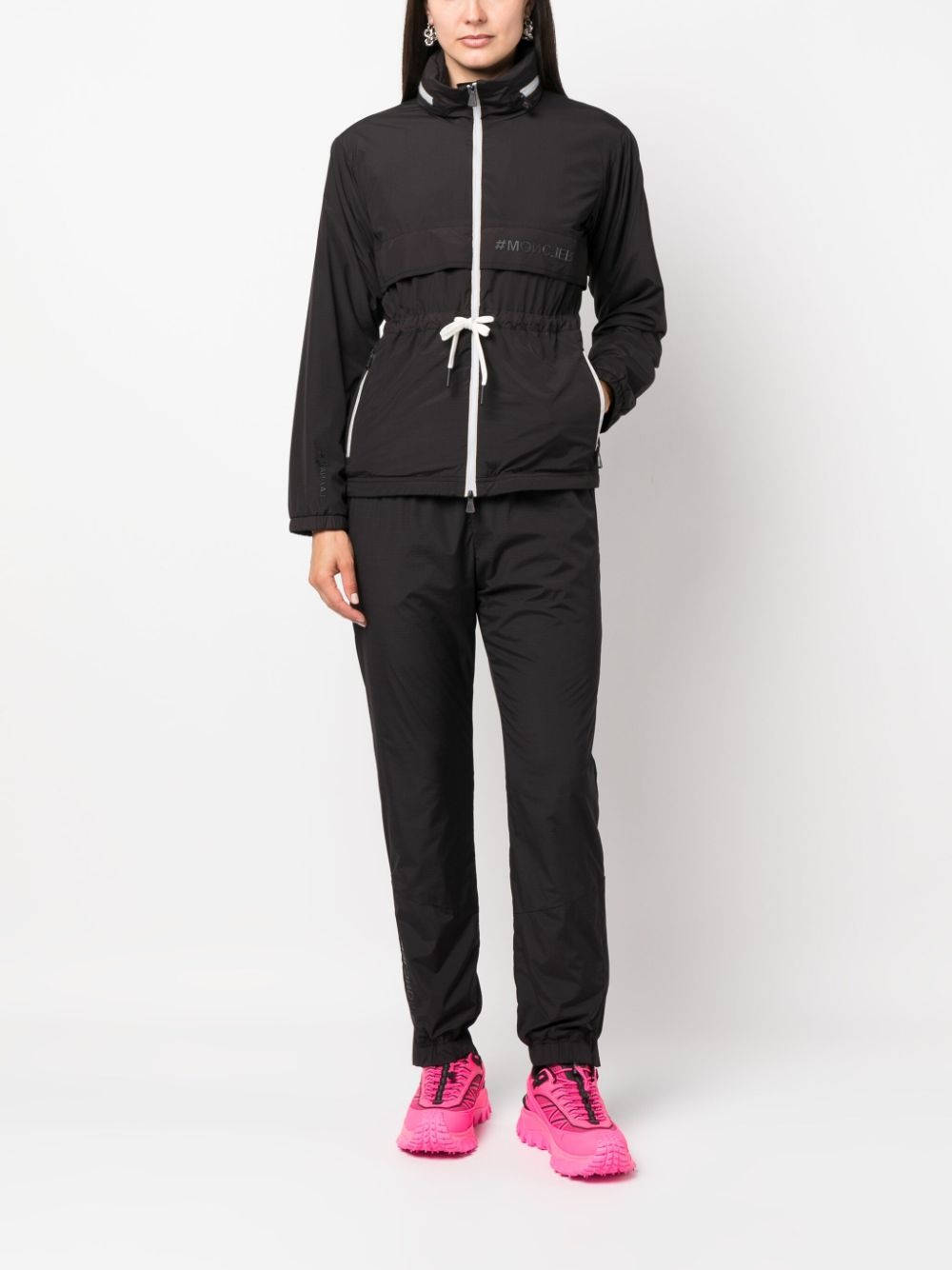 logo-print drawstring track pants - 2