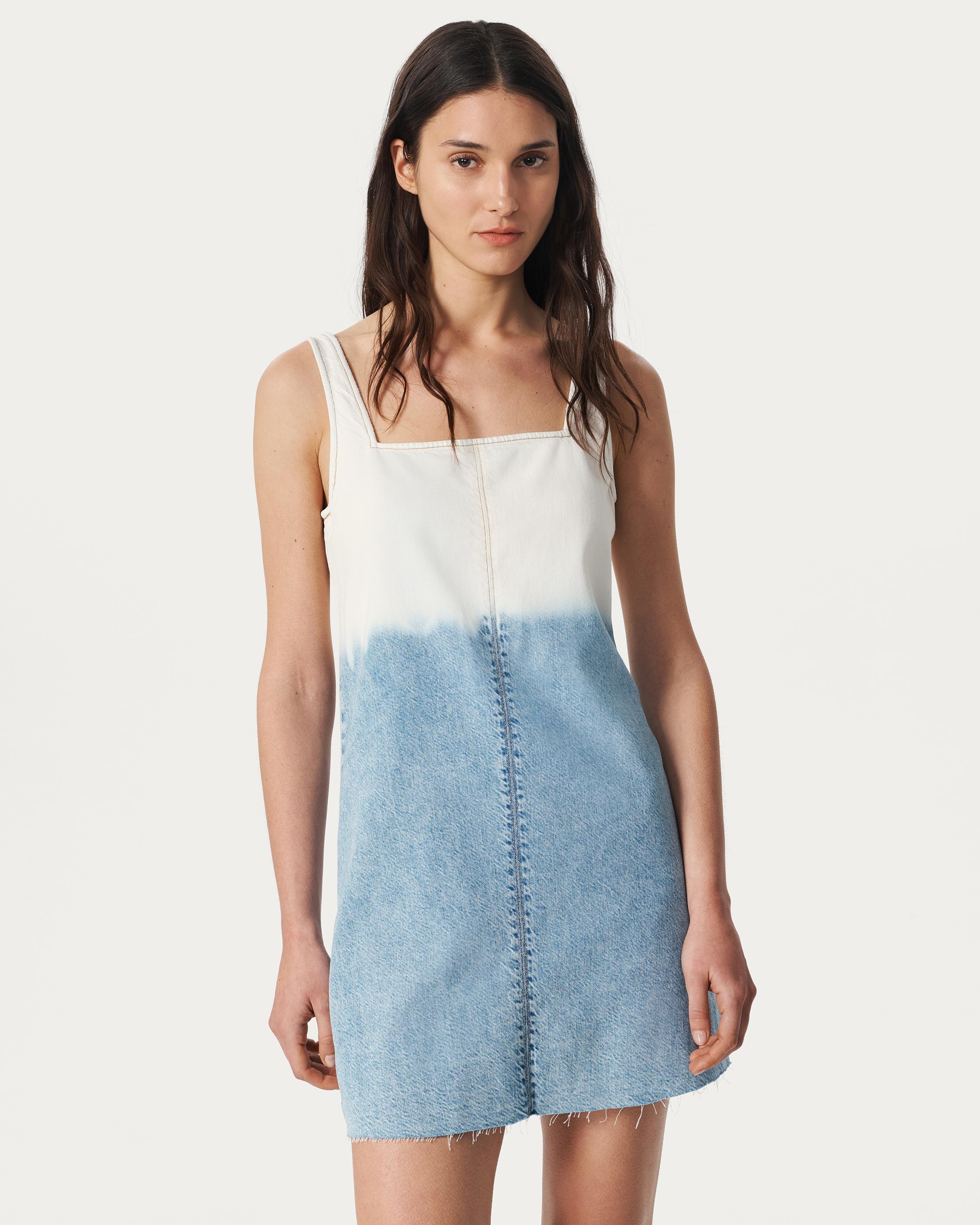 Jayde Denim Dress
Featherweight in Bleach Stripe - 3