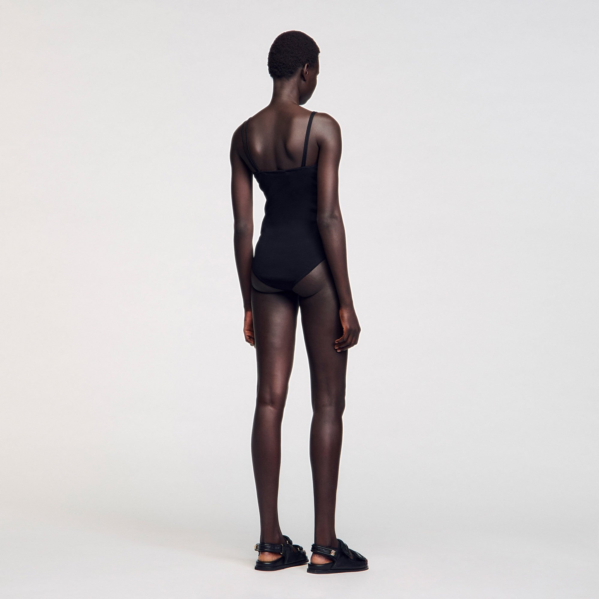 JEWELERY DETAIL KNIT LEOTARD - 5