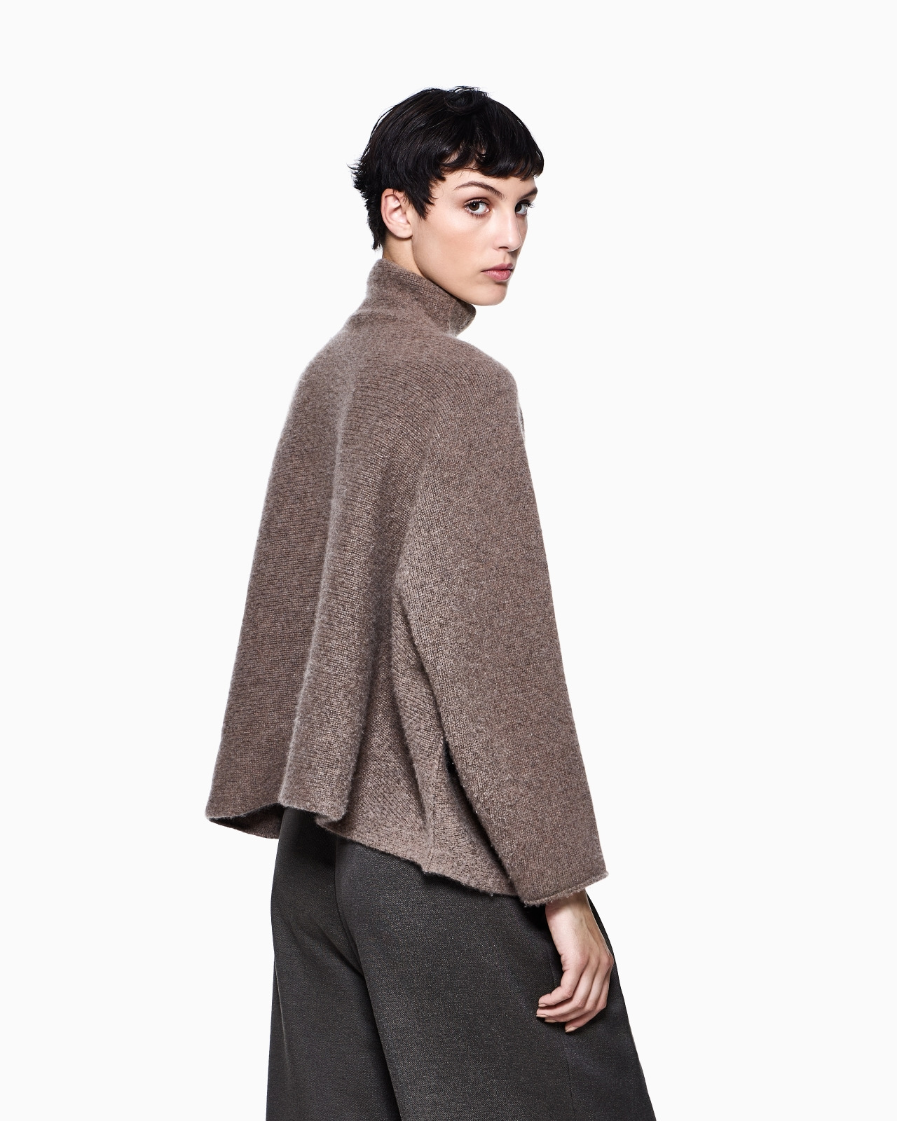 CASHMERE MOCK-NECK JUMPER - 3