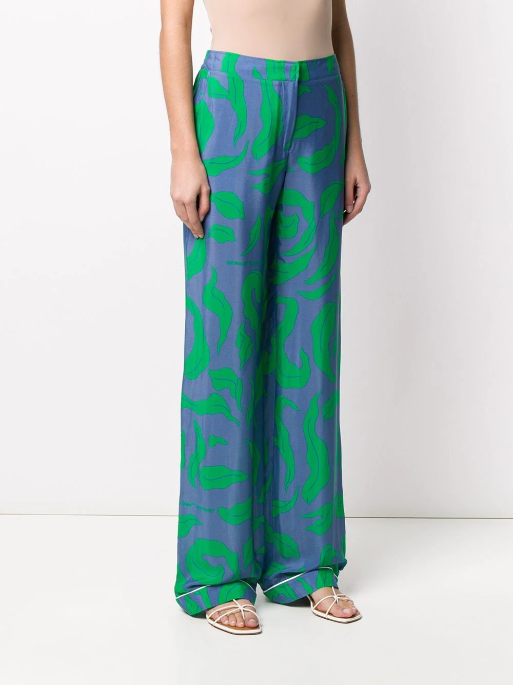 Illusion pajama-style trousers - 3