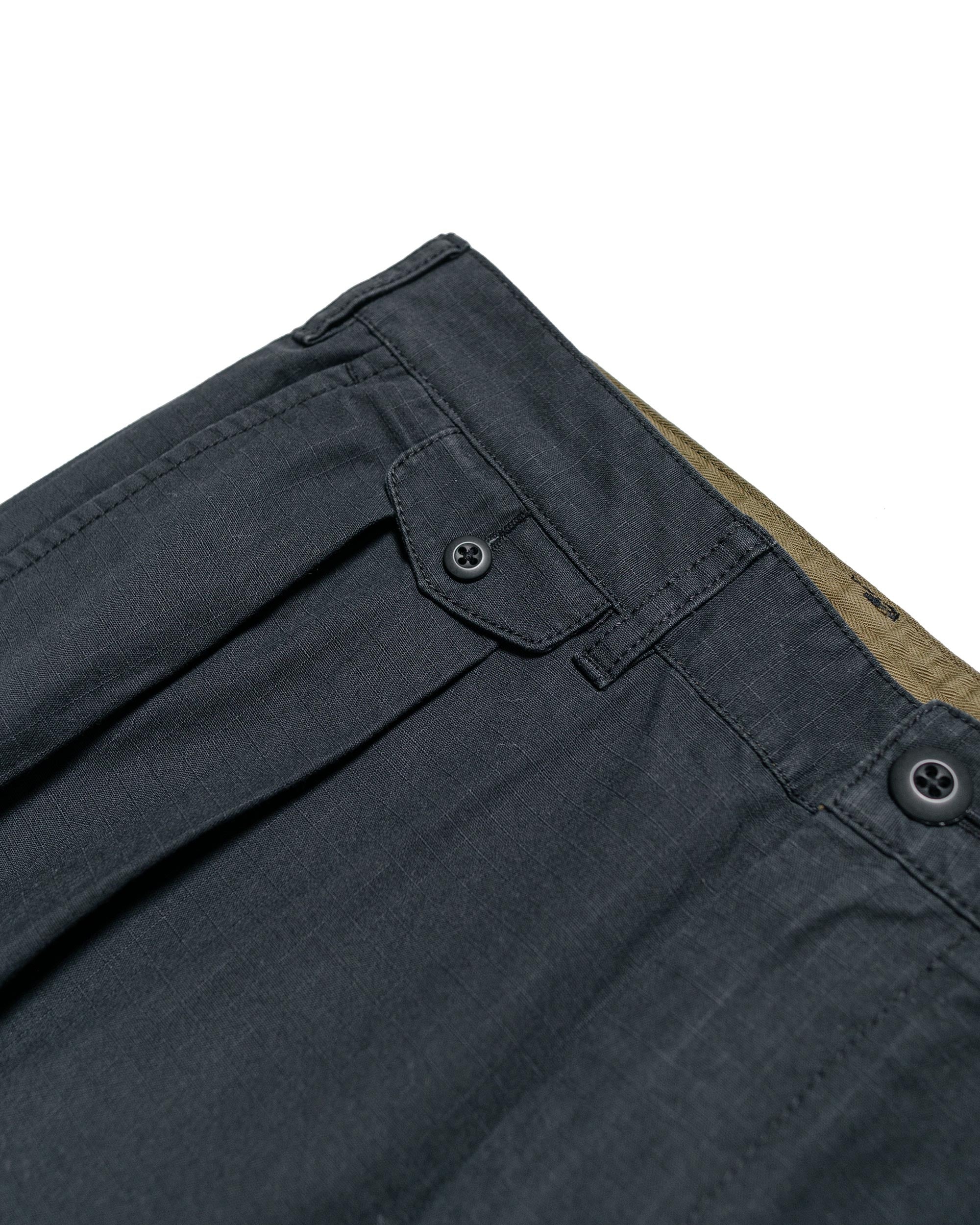 Lost & Found 2Pleats Cotton Ripstop Black - 5