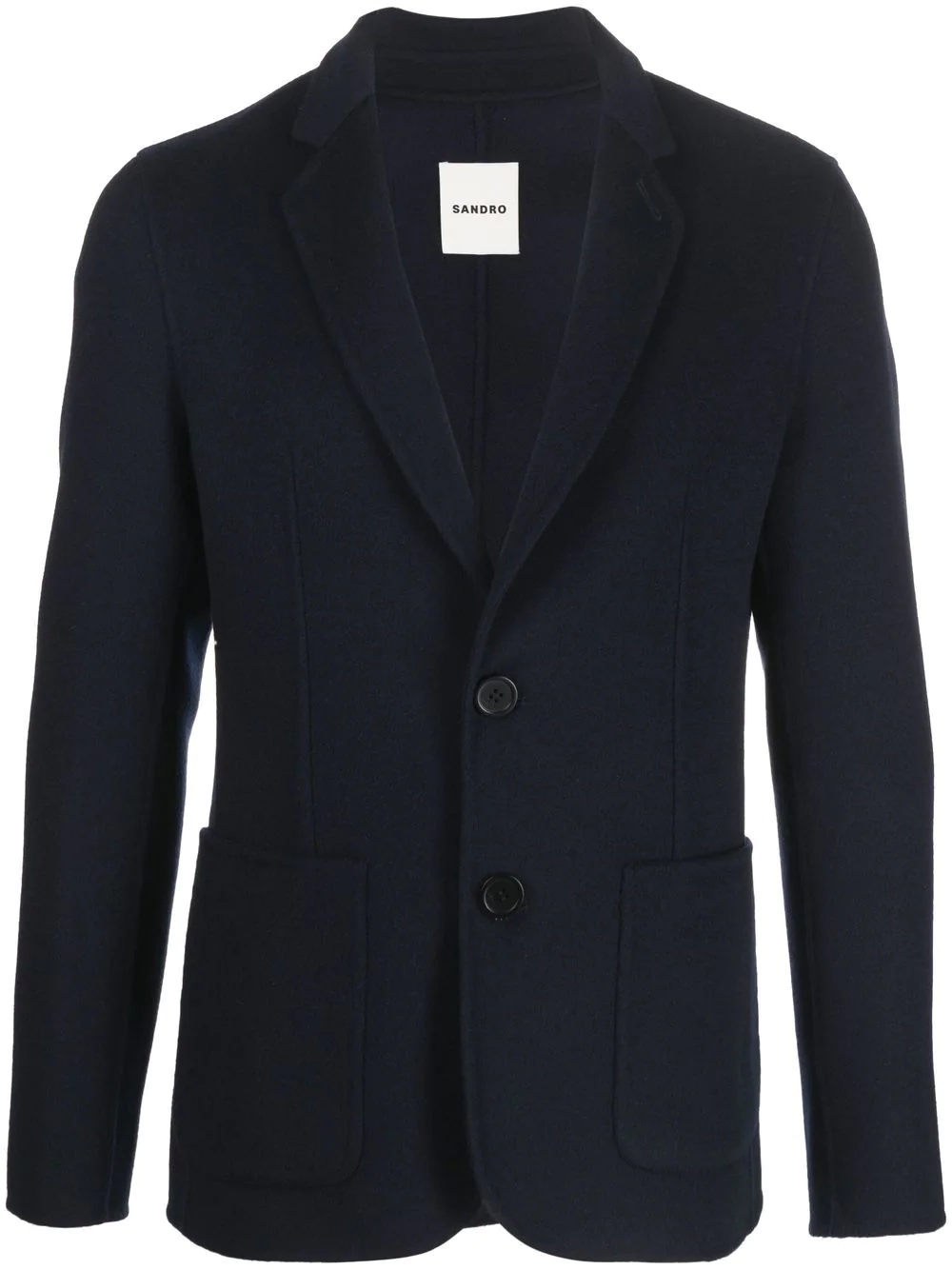 single-breasted fitted blazer - 1