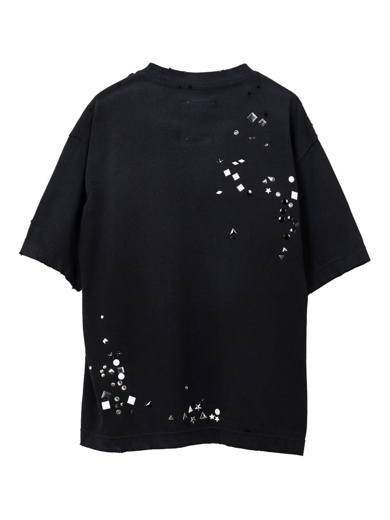 Maison MIHARAYASUHIRO embellished distressed T-shirt outlook