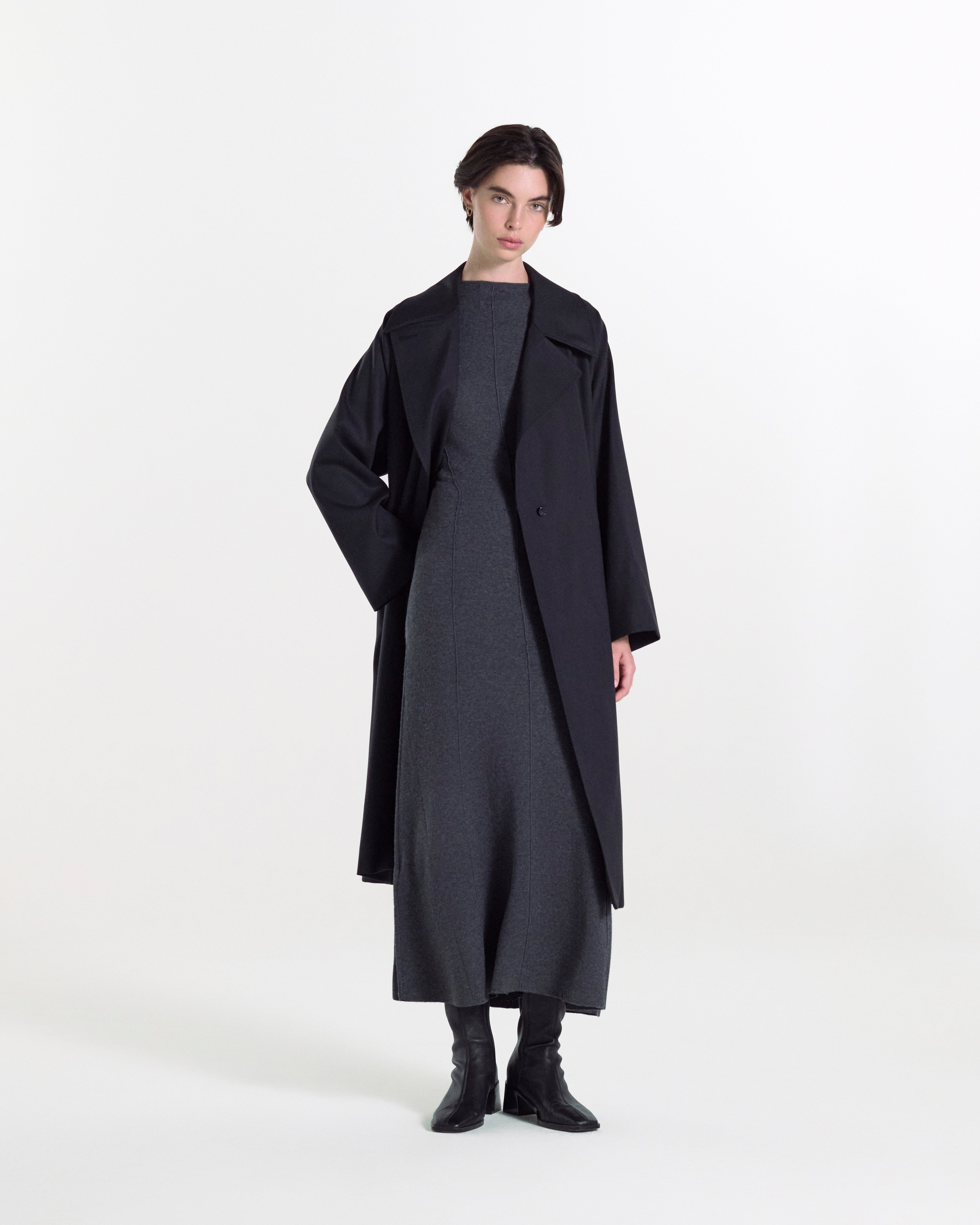 Laggan Belted Wool Gabardine Trench Coat - 2