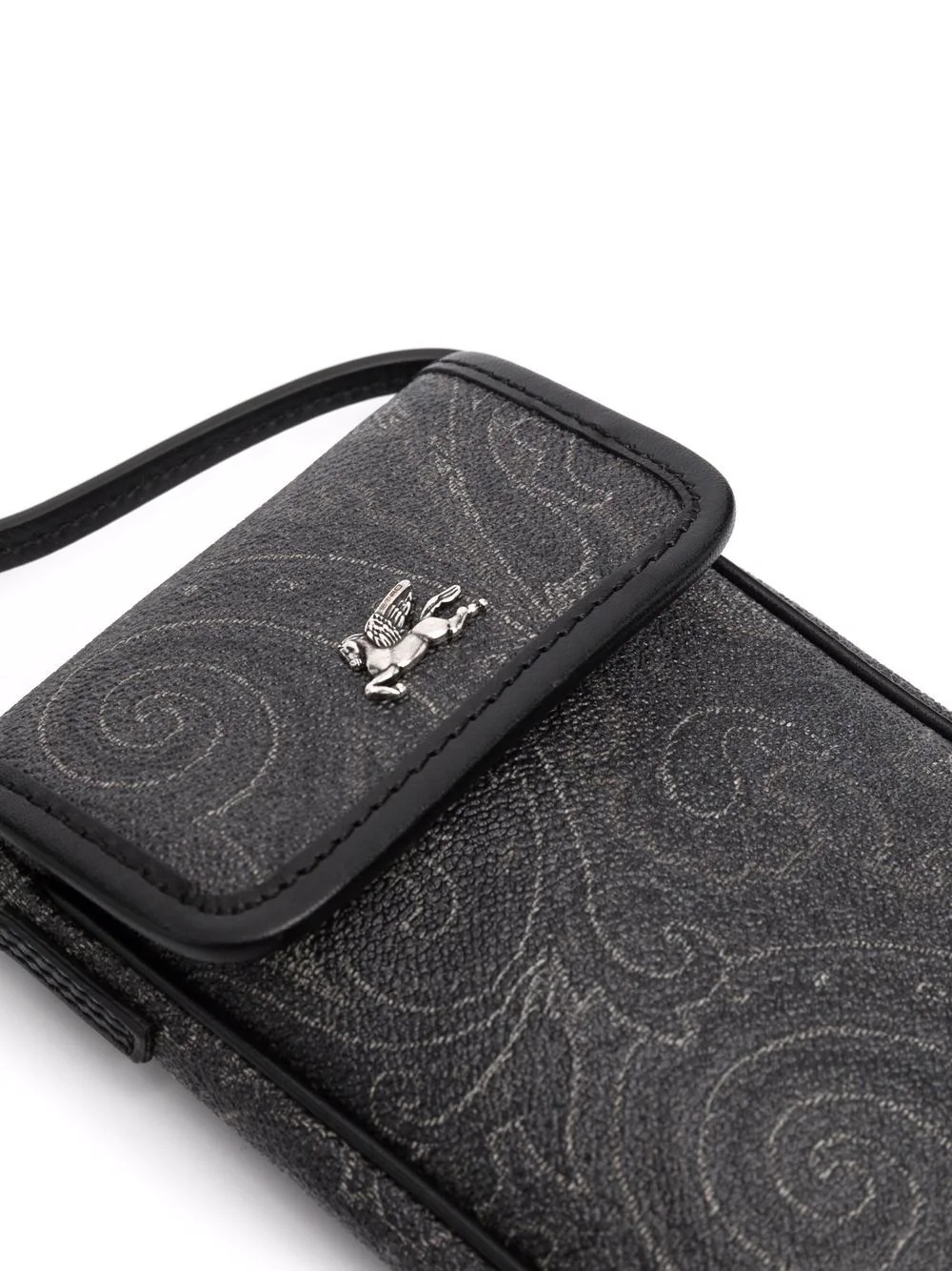 paisley-print mini messenger bag - 4