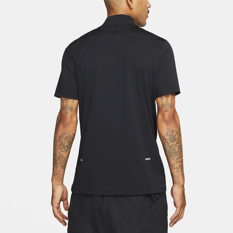 Nike x Drake NOCTA Golf Mock Neck Top 'Black' DJ5576-010 - 4