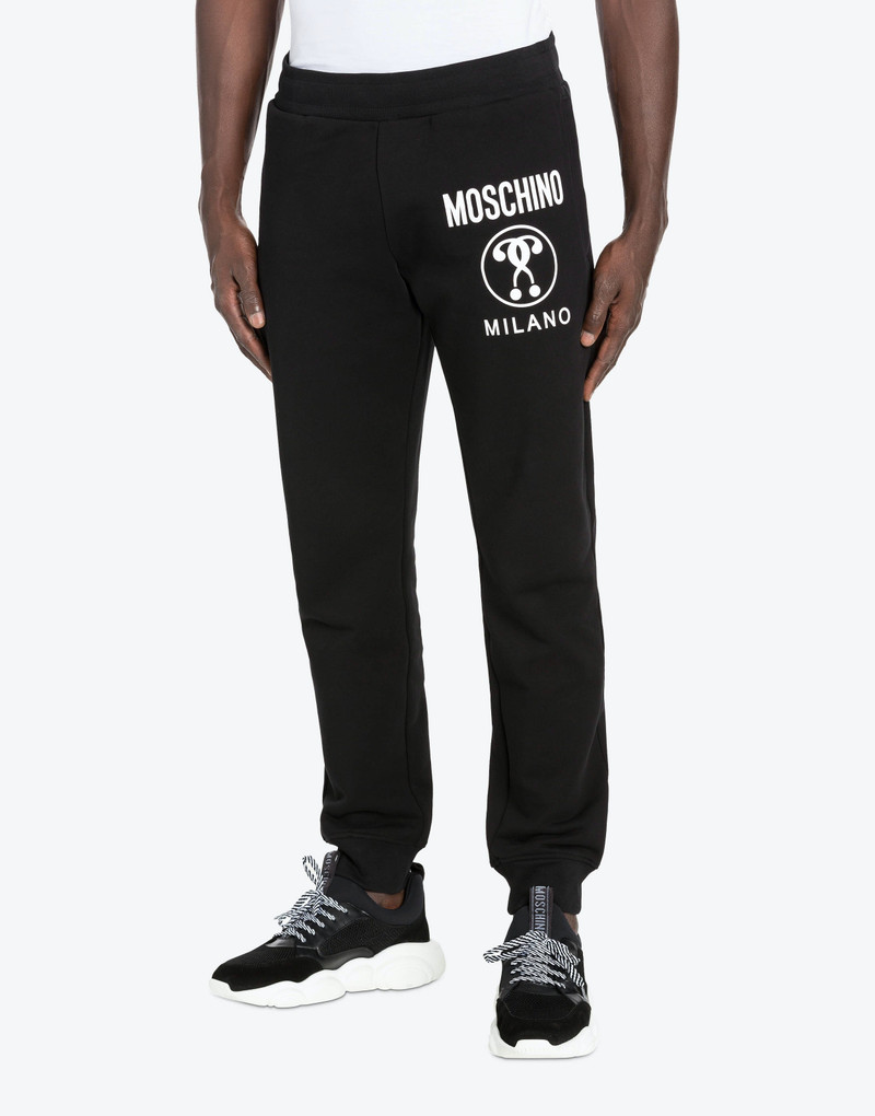 Moschino FLEECE JOGGERS WITH DOUBLE QUESTION MARK outlook