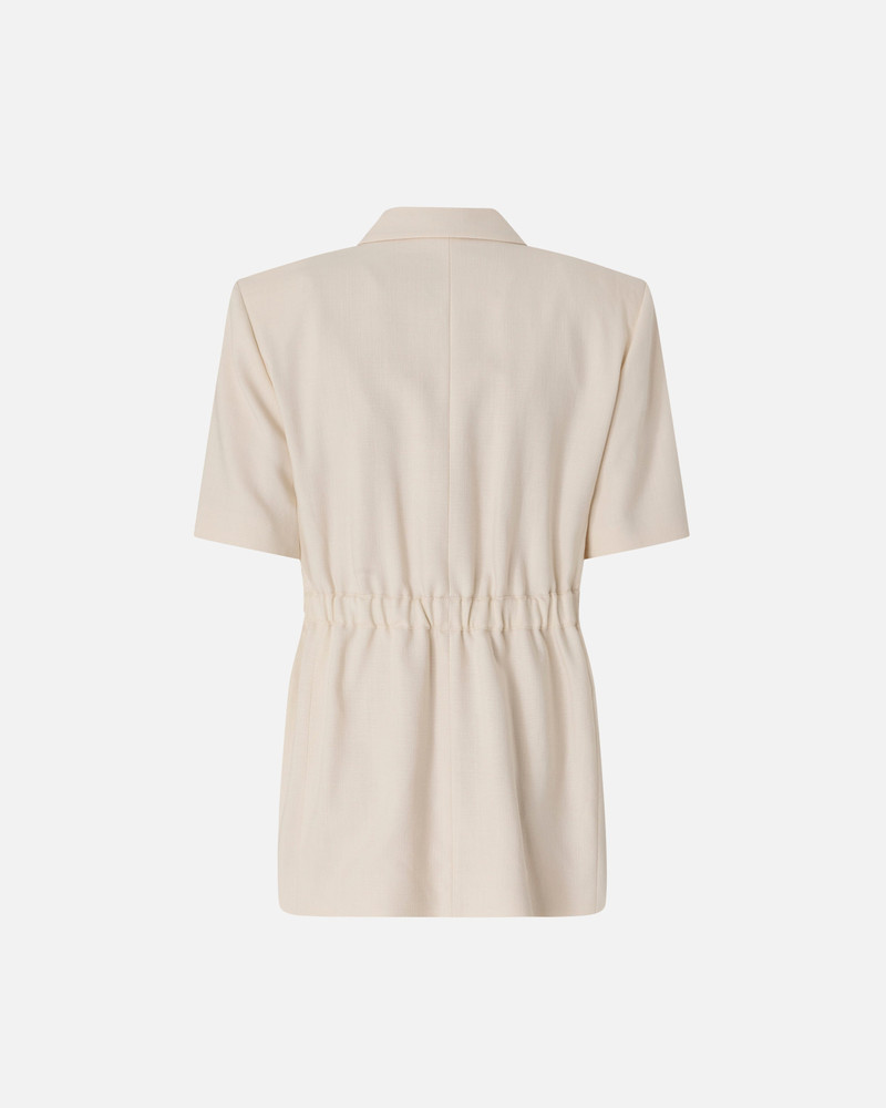 PINKO SHORT-SLEEVED JACKET WITH ELASTICATED WAIST outlook