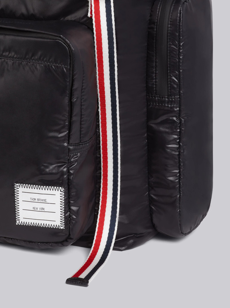 Black Ripstop Tricolor Webbing Backpack 3