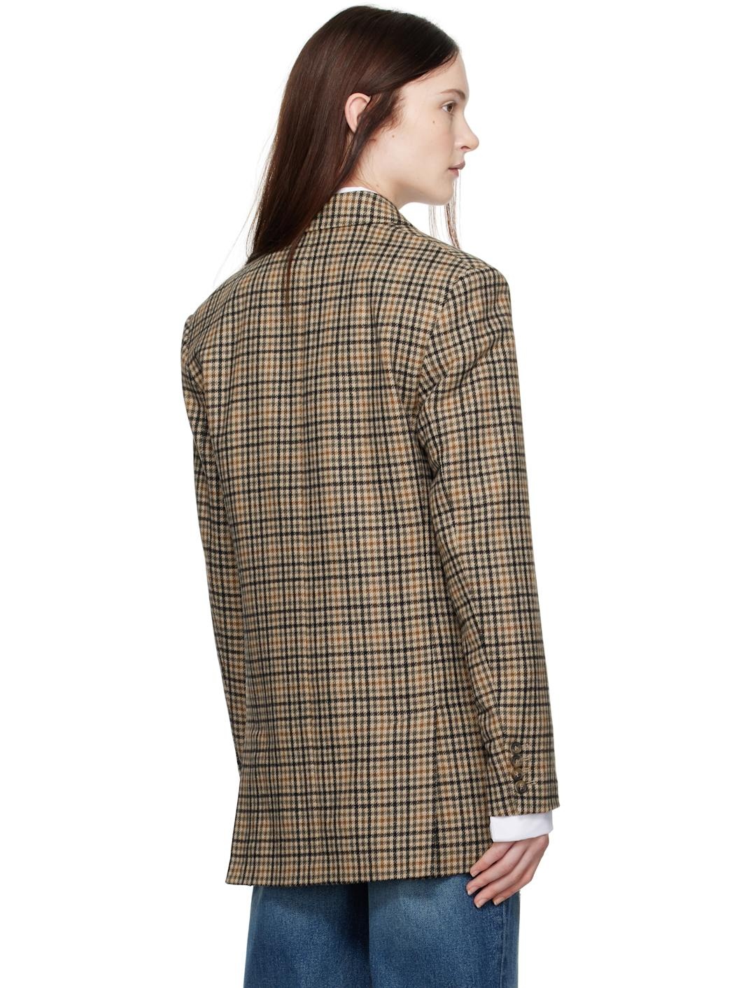 A. P.C. Beige Anastasia Barbieri Edition Valentina Blazer - 3