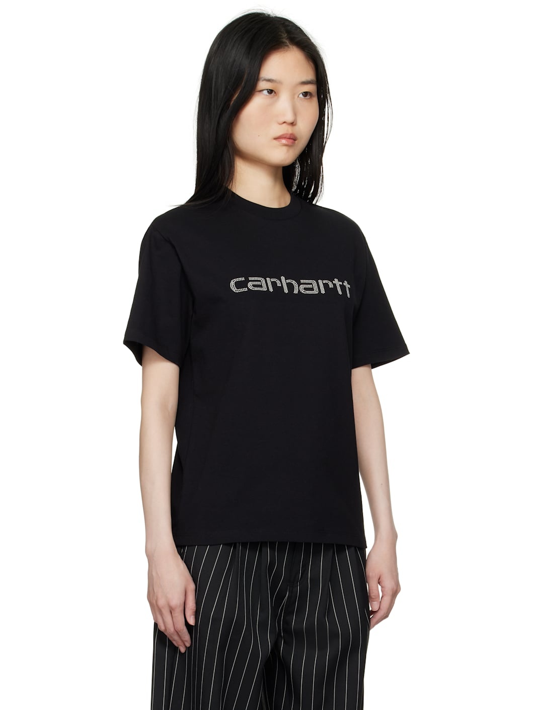 Black Rivet Script T-shirt - 2