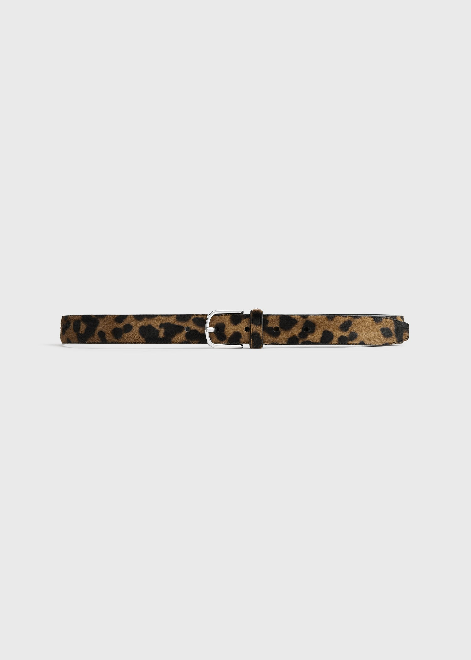 Pony hair belt leopard - 7