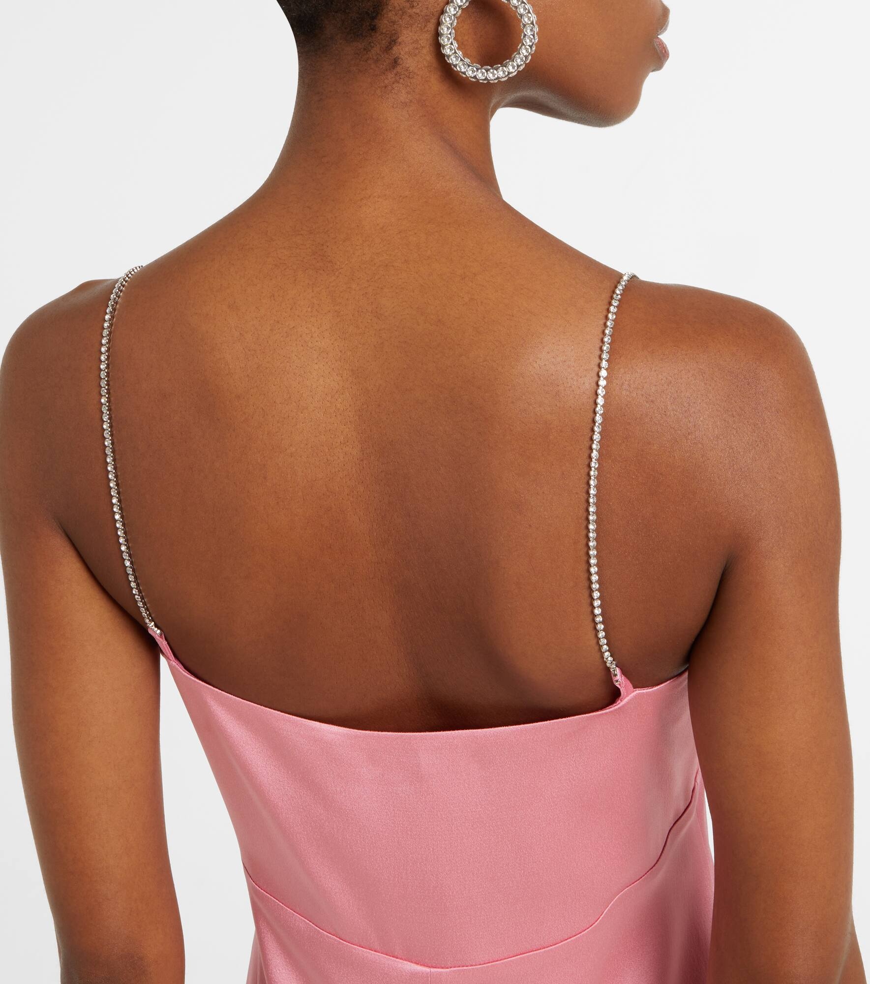 Envers embellished satin midi dress - 6