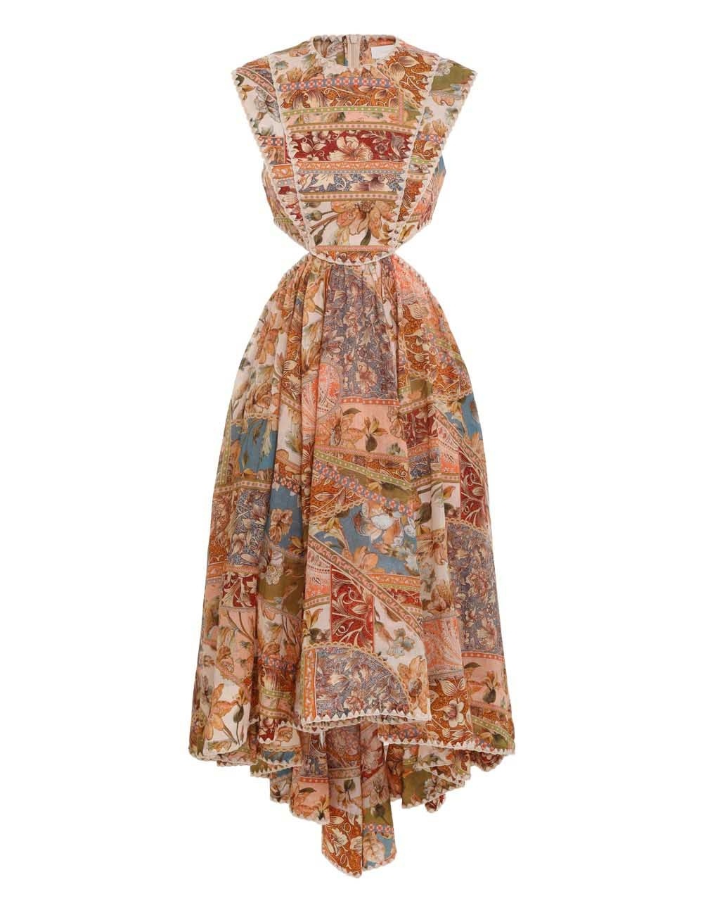 Zimmermann CHINTZ ASYMMETRIC DRESS | REVERSIBLE