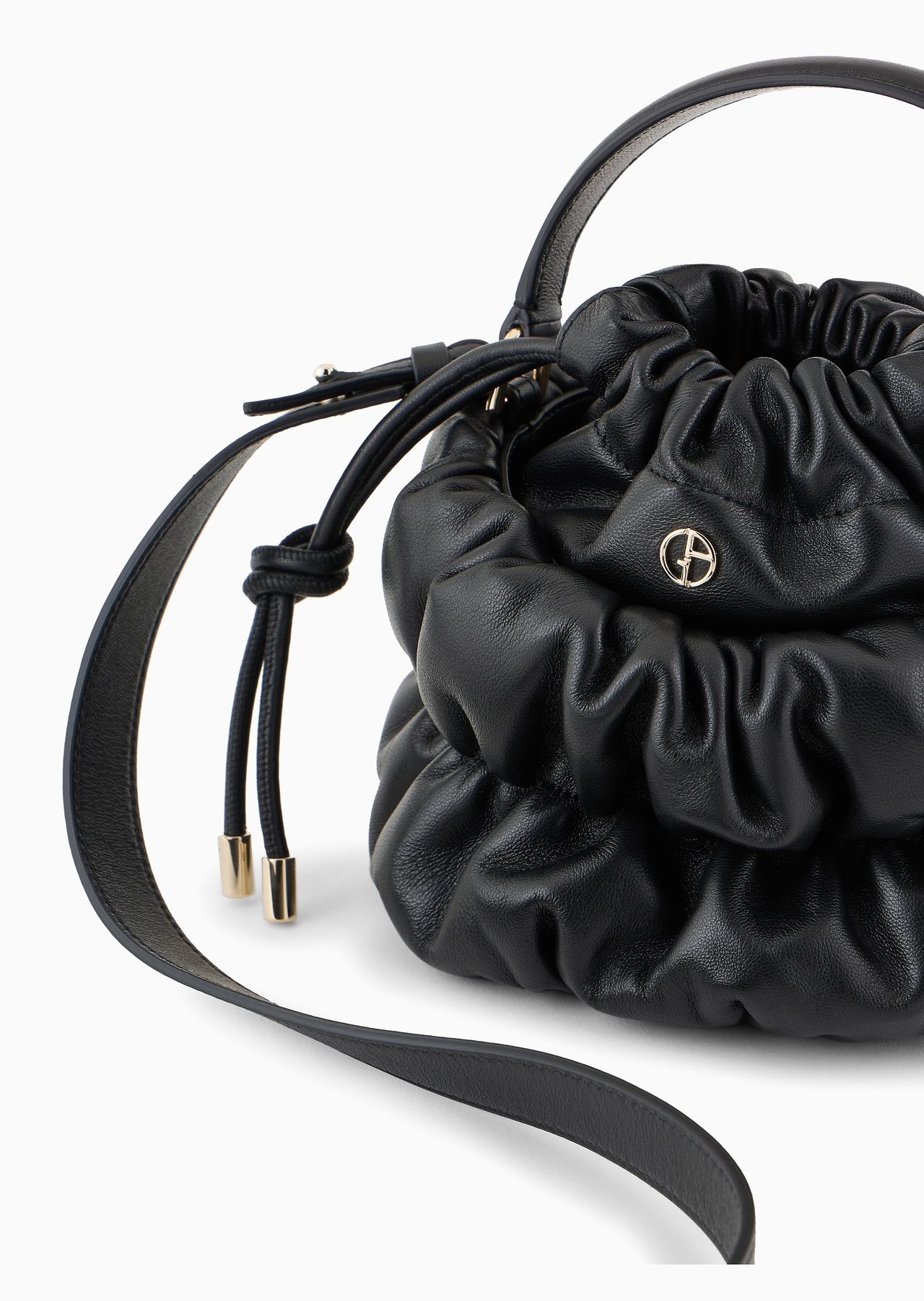 ASV small nappa leather bucket bag - 5