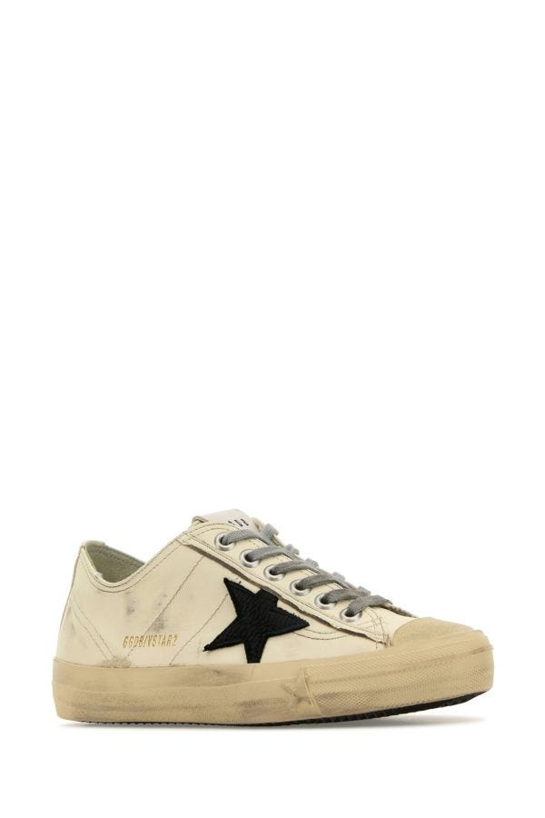 Golden Goose Golden Goose Deluxe Brand Woman White Leather V-Star