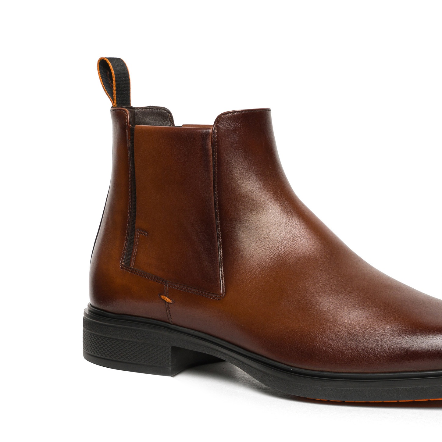 Men's dark brown leather Easy boot - 6