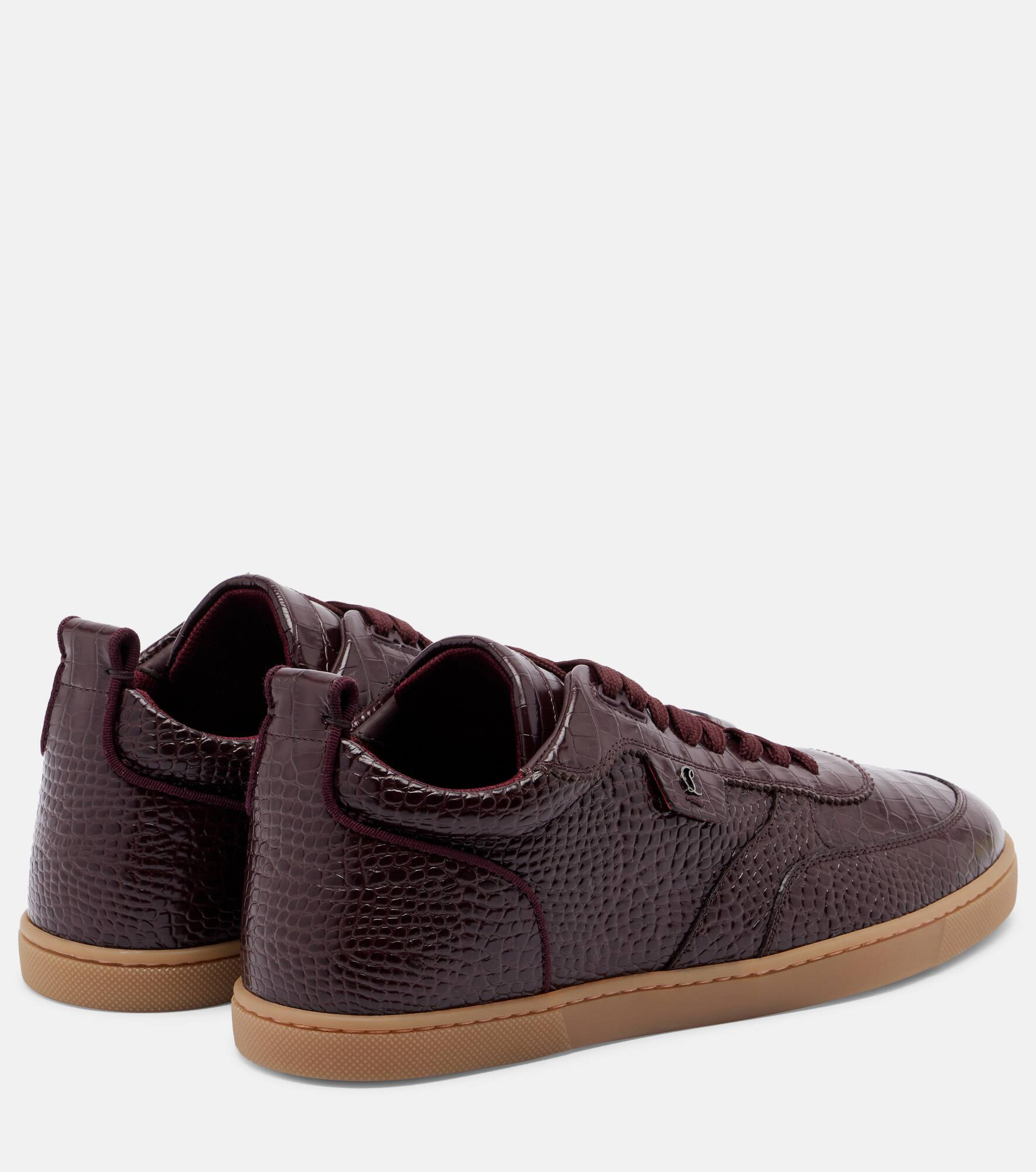 Tutti Rui croc-effect leather sneakers - 2